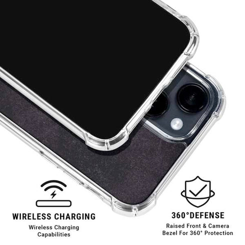 NHL Boston Bruins Distressed iPhone 14 Clear Case